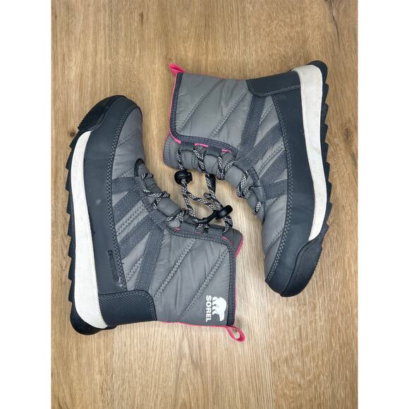 Sorel Kids Boots - Gray and Pink - Picture 6 of 9